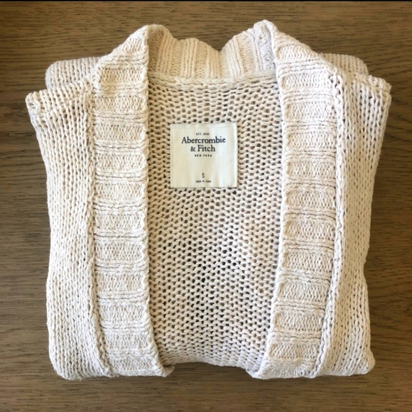 Abercrombie & Fitch Sweaters - Abercrombie and Fitch Cream Cardigan